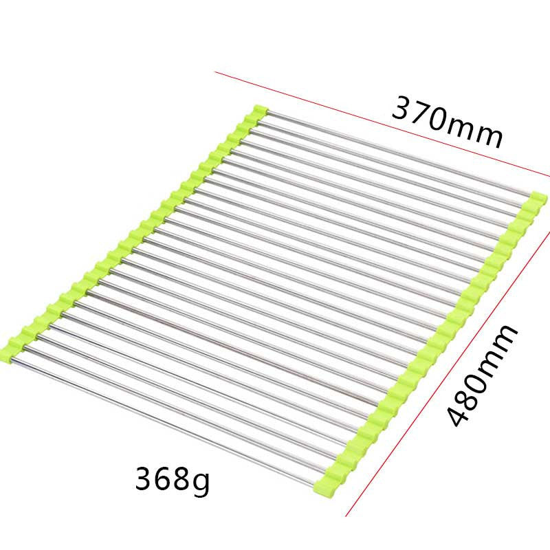 Space-Saving Sink Dish Rack for Neat Kitchen Organization