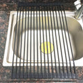Space-Saving Sink Dish Rack for Neat Kitchen Organization