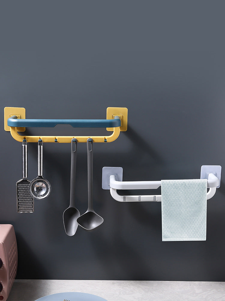 Foldable Towel Rack for Easy, Space-Saving Bathroom Storage