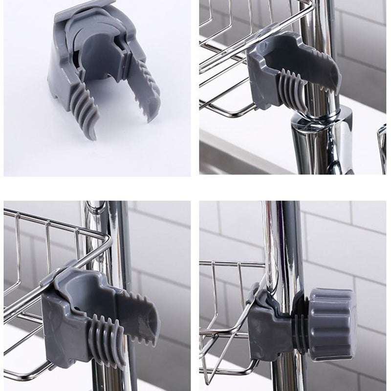 Adjustable Sink Organizer for Easy, Mess-Free Kitchen Cleaning