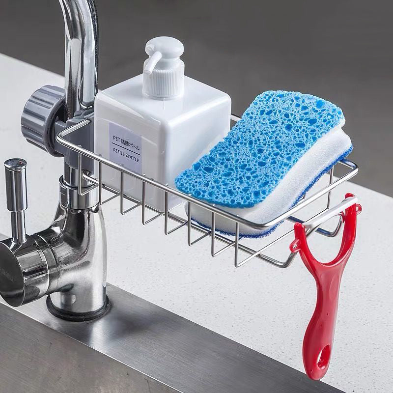 Adjustable Sink Organizer for Easy, Mess-Free Kitchen Cleaning