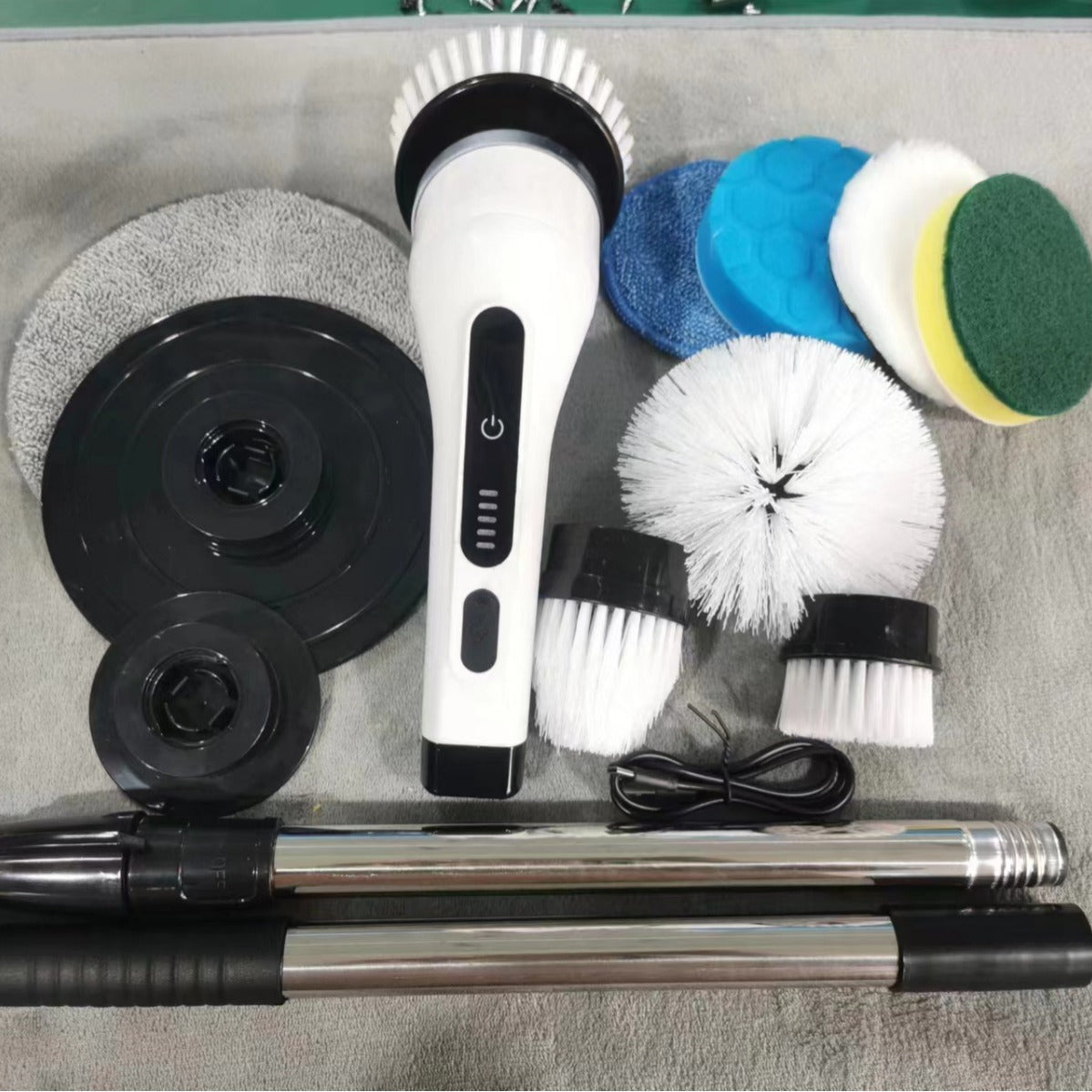 Electric Scrubbing Brush for Fast, Easy, Effortless Cleaning”