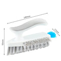 2-in-1 Corner Brush for Quick, Effortless Bathroom Cleaning”