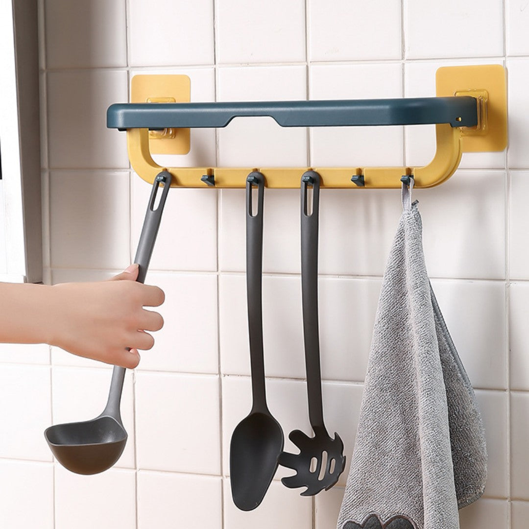 Foldable Towel Rack for Easy, Space-Saving Bathroom Storage