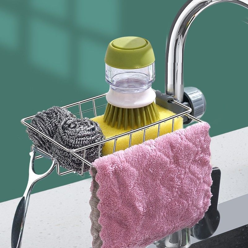 Adjustable Sink Organizer for Easy, Mess-Free Kitchen Cleaning