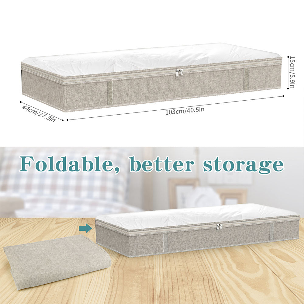 Under-Bed Storage Box for Easy, Space-Saving Organization